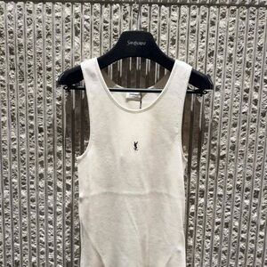 Saint Laurent Off-White Tank Top